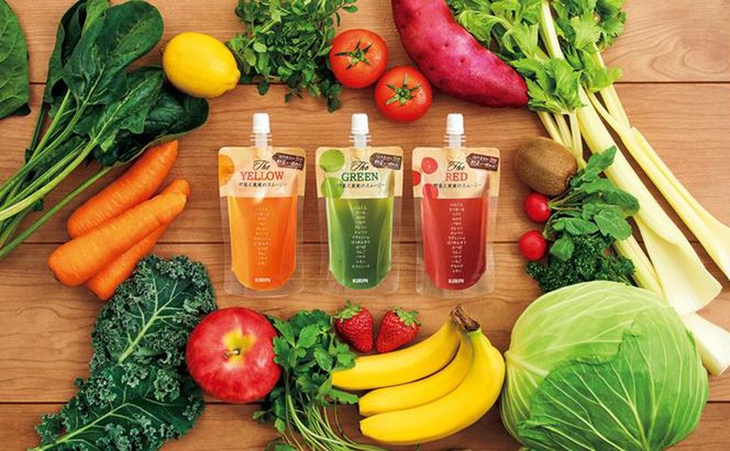 キリン The GREEN 115g パウチ 30個入 野菜 果実 ブレンド スムージー 手軽 おいしい さっぱり フルーティー