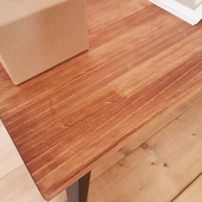 天然木 折りたたみ ローテーブル ブラウン 90×45cm 1台 完成品｜新星金属製作所 大阪府 守口市 家具 インテリア テーブル 座卓 机 学習机 ウレタン仕上げ [2492]