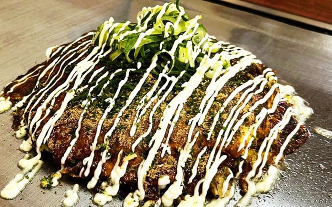 島原半島の食材で重ね焼きが特徴的な　広島風お好み焼き　3枚 / 南島原市 / 株式会社はなぶさ[SCN173]