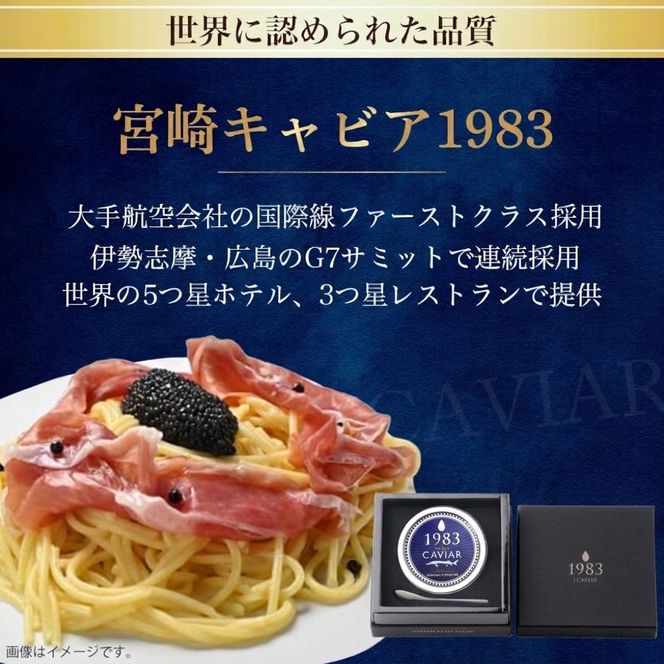 【国際線ファーストクラス採用】宮崎キャビア1983　30g
