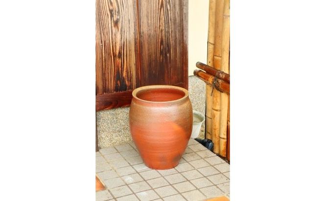 【東児の花窯】備前焼　花器　傘立て 民芸品 工芸品 インテリア 焼き物 