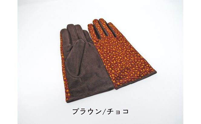 婦人豚革生地コンビ手袋 （001320921）