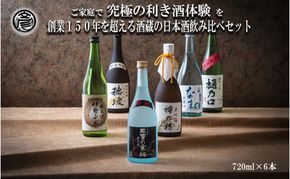 【限定】酒どころ三重県の丸彦酒造 日本酒 利き酒セット（720ml×6本）【日本酒 酒 飲み比べ セット 三重県 四日市 銘水 水 鈴鹿山麓 純米酒 大吟醸 純米 晩酌 喉越し 辛口 さっぱり 山田錦 米 三重の寒梅 伊勢正宗 はま娘 樋乃口 神の穂 穂波 贈答品 贈り物 ギフト プレゼント お歳暮 お中元 利き酒 テイスティング】