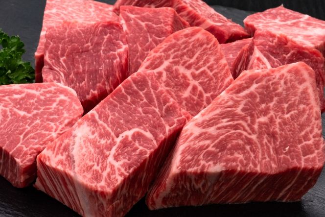 訳あり 肉 博多和牛 ヒレサイコロステーキ 600g [久田精肉店 福岡県 宇美町 um40bsi440001] 訳アリ 牛肉 牛 ヒレ サイコロステーキ 冷凍