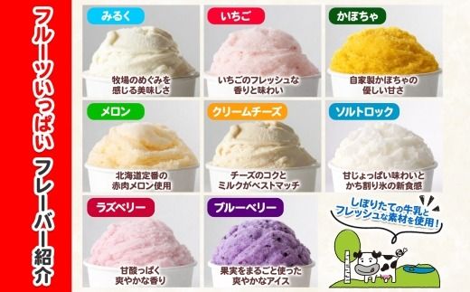 1338.アイスクリーム ジェラート 食べ比べ 15個 アイス フルーツ いっぱい C セット 手作り 北海道 弟子屈町
