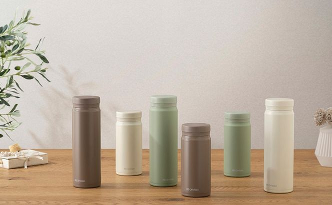 ステンレスマグボトルスクリュー ペールグリーン SM-S500 アイリスオーヤマ 雑貨 水筒 保温 保冷 持ち運び 職場 学校 お出かけ 