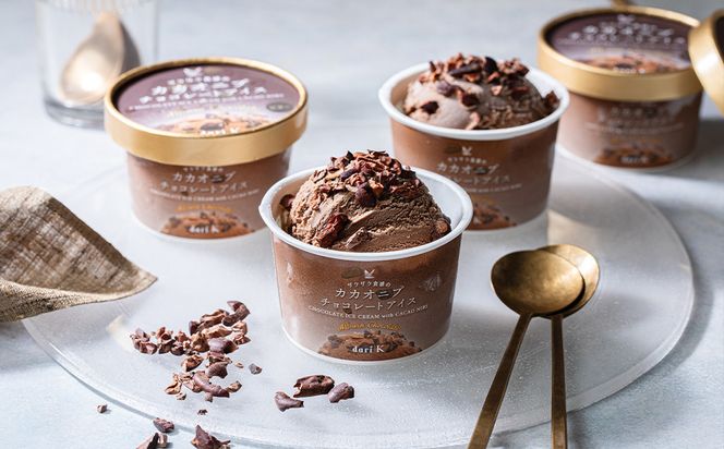 【高島屋選定品】＜dari K(ダリケー）＞ザクザク食感のカカオニブチョコレートアイス（8個セット）［ 京都 チョコレート カカオを通して世界を変える 濃厚 チョコ アイス 人気 おすすめ お菓子 洋菓子 スイーツ ギフト プレゼント お取り寄せ 通販 送料無料 ふるさと納税 ］ 261009_A-AAH011