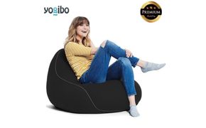 Yogibo Lounger Premium（ヨギボー ラウンジャー プレミアム）＜ブラック＞-[G764-3]