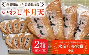【水産庁長官賞受賞品】大容量！ いわし半月天セット / かまぼこ 蒲鉾 カマボコ 練り物 詰め合わせ / 南島原市 / 内田蒲鉾店[SAH013]