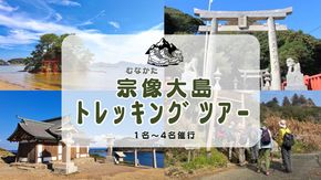 世界遺産と絶景を歩く！宗像・大島オルレ トレッキングガイドツアー(弁当・フェリー付き)1名～4名同額プラン【宗像観光協会】_HA1870 宗像大社 世界遺産 大島 オルレ トレッキング 日帰り 旅 福岡県宗像市 宗像市 福岡 宗像