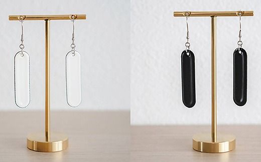 【Unomismo】琺瑯アクセサリー「U字ピアス」