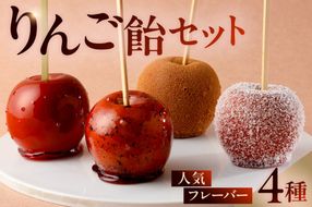 AERIりんご飴セット：人気フレーバー４種【0112-005】