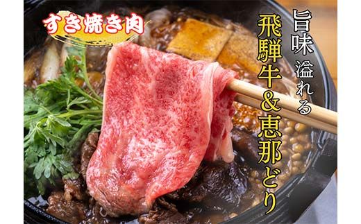 飛騨牛＆恵那どりセット すき焼き用 F4N-2745