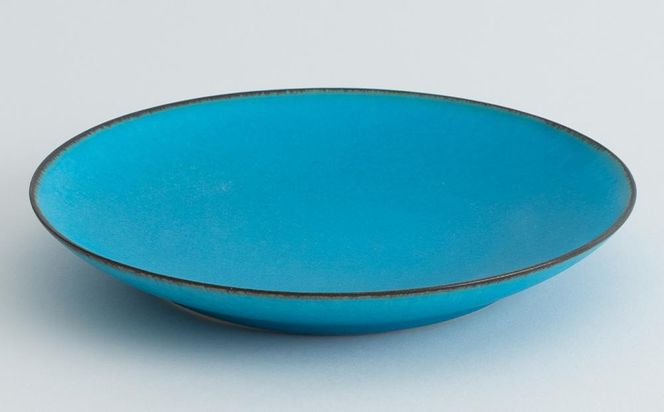 【瑞光窯-ZUIKOU-】カップ&ソーサー ペアセット(ターコイズブルー/青)［ 京都 京焼 陶磁器 清水焼 窯元 マグカップ コーヒーカップ 180ml 適量サイズ おしゃれ 人気 おすすめ 食器 うつわ 陶器 お取り寄せ 通販 送料無料 ふるさと納税 ］ 261009_B-HK37