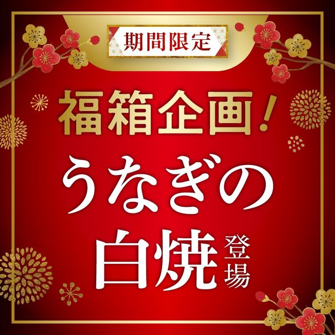 【福箱★2027】（10月下旬発送）＜小伴天の福袋＞三河一色産 うなぎ炭火焼の白焼　創業大正九年 日本料理 小伴天 個数限定 H007-135