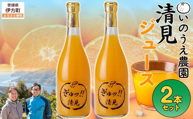 いのうえ農園 清見ジュース2本セット ※離島への配送不可 IKTAI016