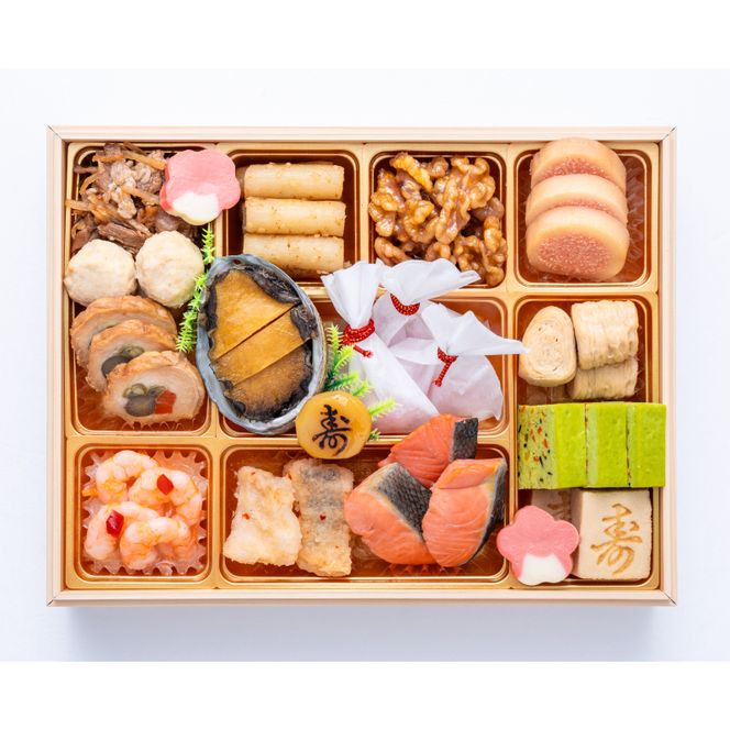 【早期限定寄附額】千賀屋謹製　迎春おせち料理 「天寿千」和風三段重 3～4人前 全45品 冷蔵 ［035S27］ おせち 2027 おせち料理 小牧市 年内配送 年内発送 お節 冷蔵 冷蔵おせち 人気 新春