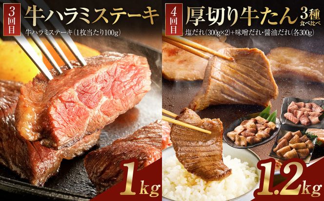 099Z609 アキラ商店 肉三昧 プレミアム 定期便 全6回【毎月配送コース お楽しみ 焼肉 ていきびん 焼くだけ 小分け BBQ やきにく 数量限定】