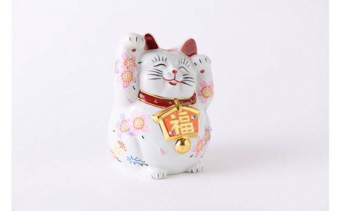 4.5号絵馬両手招き猫　桜盛 172111_CY13006
