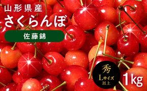 FYN6-619 ≪2027年先行予約≫山形県産 さくらんぼ 佐藤錦 1㎏(500g×2) 秀品 L以上 バラパック詰め 2027年6月中旬から順次発送 果物 くだもの フルーツ サクランボ チェリー 贈答 贈り物 ギフト プレゼント 自宅 家庭 産地直送 山形県 西川町 月山