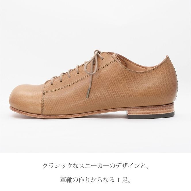 【リッチブラウン】Classic Sneakers DECO レザーソールタイプ＜ハーフソールラバー加工あり＞《 日本製 DECO 革靴 皮 ファッション レザー 靴 シューズ 》【2522N08005_02】