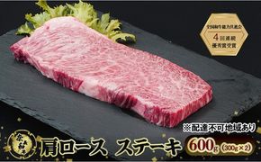 ステーキ 奈義和牛 肩 ロースステーキ 600g (300g×2) 肉 お肉 牛肉 牛 和牛 岡山 瀬戸内市 [№5735-3271]