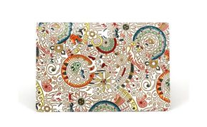 【文庫屋大関】パーソナルホルダー　かくれんぼ猫【皮革工芸品】 雑貨 日用品 ブックカバー パスポートケース 貴重品入れ マルチケース シンプル 和風 革小物 