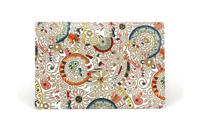 【文庫屋大関】パーソナルホルダー　かくれんぼ猫【皮革工芸品】 雑貨 日用品 ブックカバー パスポートケース 貴重品入れ マルチケース シンプル 和風 革小物 