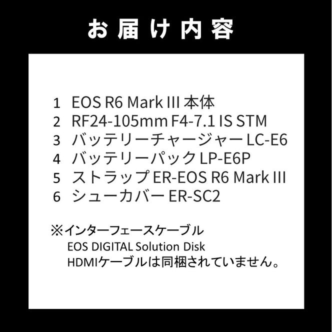 【Canon】 キヤノン ミラーレス カメラ EOS R6 MarkⅢ STMレンズキット キャノン Mark3 家電_0061C