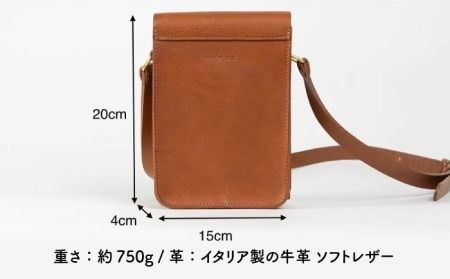 マグネットフラップ の ショルダーバッグ 糸島市 / LADIES&GENTLEMEN 鞄 レザー 革製品 革鞄 カバン [ADK038]