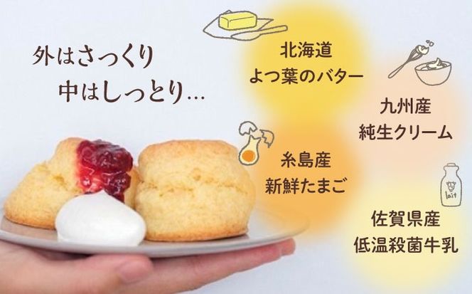 【年内発送】スコーン 6袋 セット ( 5種 / 6袋 計12個 ) 糸島市 / フルーレ[AME015] スコーン 焼き菓子 焼菓子 しっとり セット ギフト 贈り物