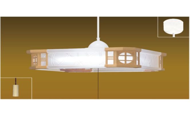 照明 瀧住 タキズミ LED 和風リモコンペンダント RVR80115 8畳用