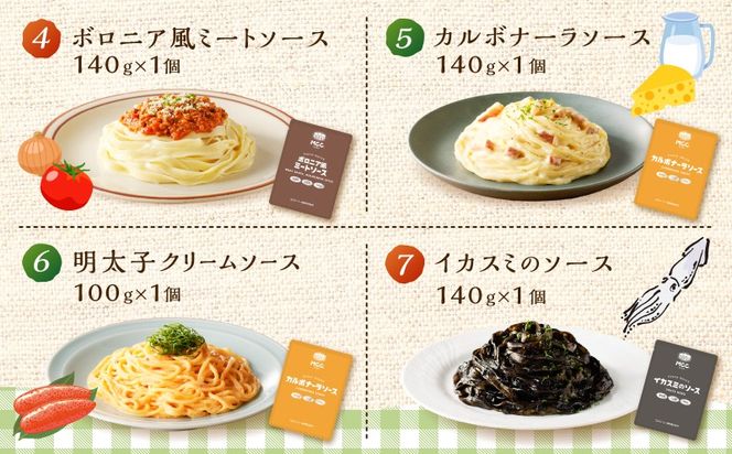 ＜選べる＞生スパゲティ 5個×生フェットチーネ 5個 オリーブオイルorお手軽ソース1個付き　K036-021_SKU