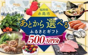 【あとから選べる】糸島市ふるさとギフト 500万円分 コンシェルジュ 糸島[AZZ016]