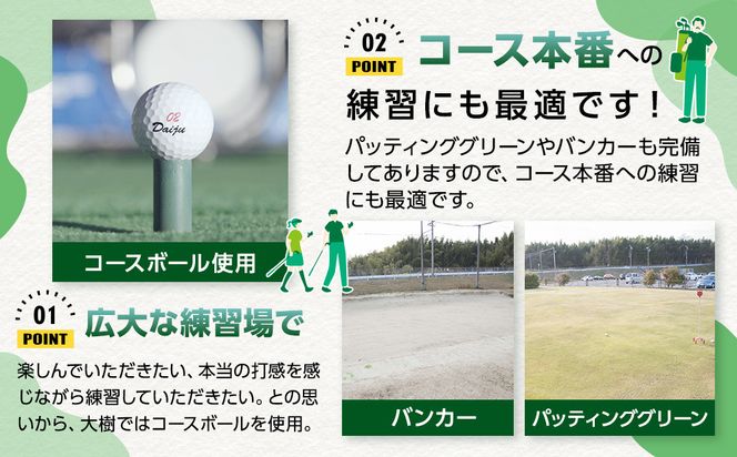【日本最大級 400打席 ゴルフ練習場】ゴルフ倶楽部大樹 大府店 施設利用券 【25,000円分】 232238_BE03-PR