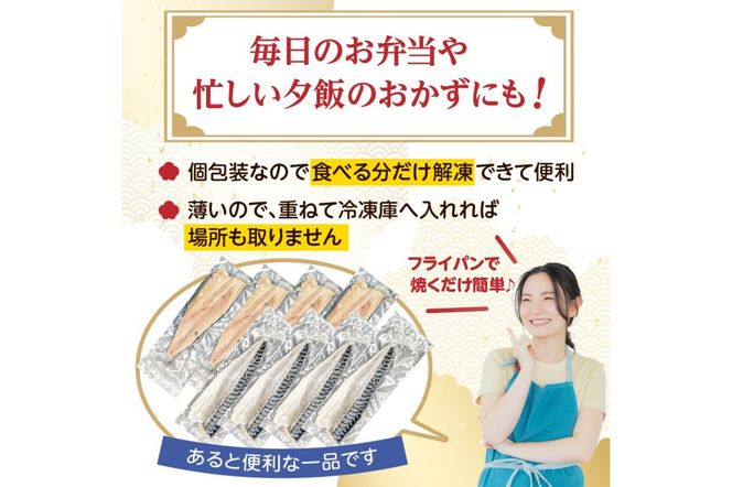 【A2-138】【骨取り】さば使用 塩さば(昆布塩味) 8枚入