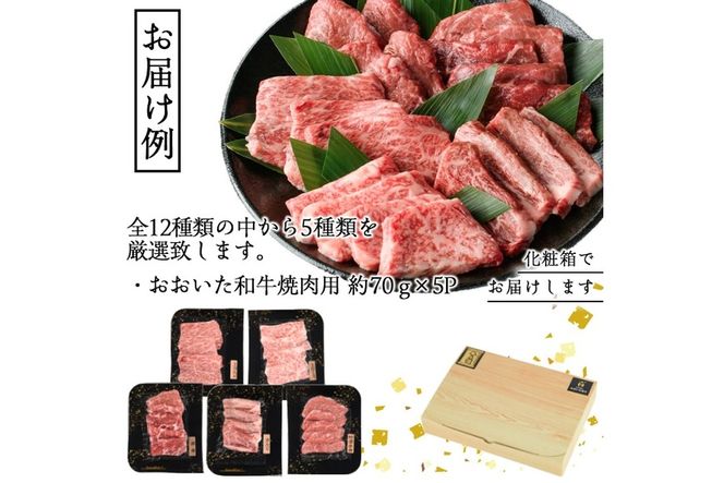 訳あり＞おおいた和牛 お試し 食べ比べ 焼肉 5種 セット (合計