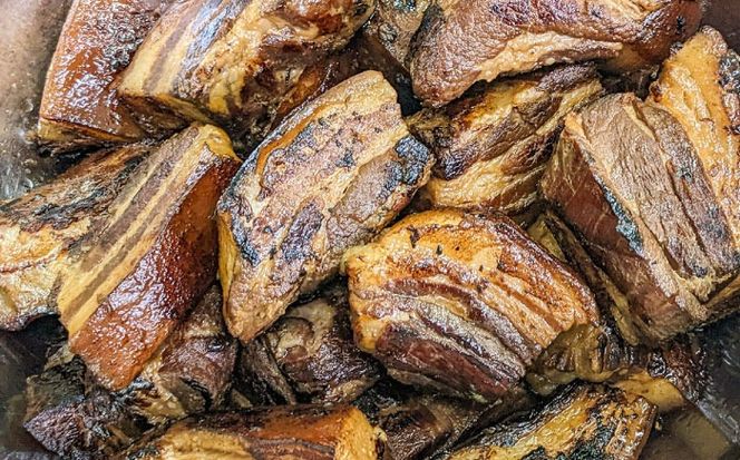 ラフティーちまき 4個入り (2個入り×2P) ラフテー ちまき 点心 お取り寄せ 冷凍 沖縄市 / 豚々茶舗[BCBL009]