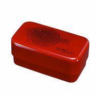 長角入子弁当箱 大 根来 ひらめ（中子なし）シール付 ［YG487］ 303446_CC485