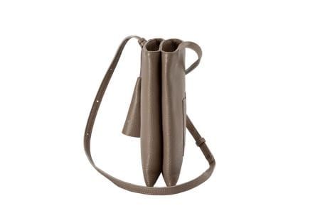 豊岡鞄 Shokolatt ショルダーポーチ 2層式 大 トープ