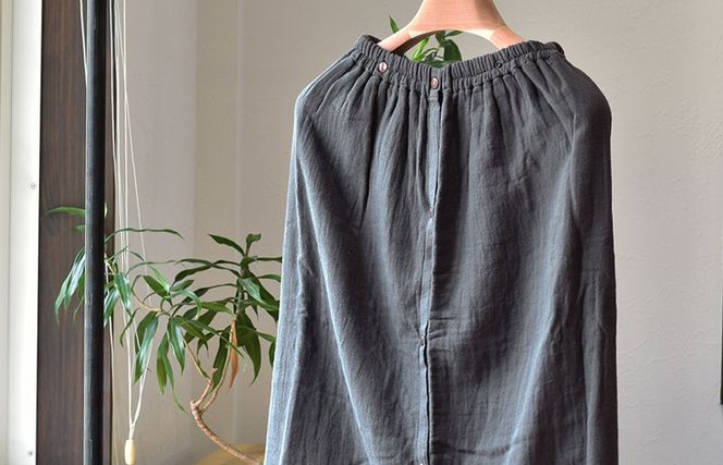 G2086 【スピード発送】プレミアムガーゼ ラップタオル（チャコール）