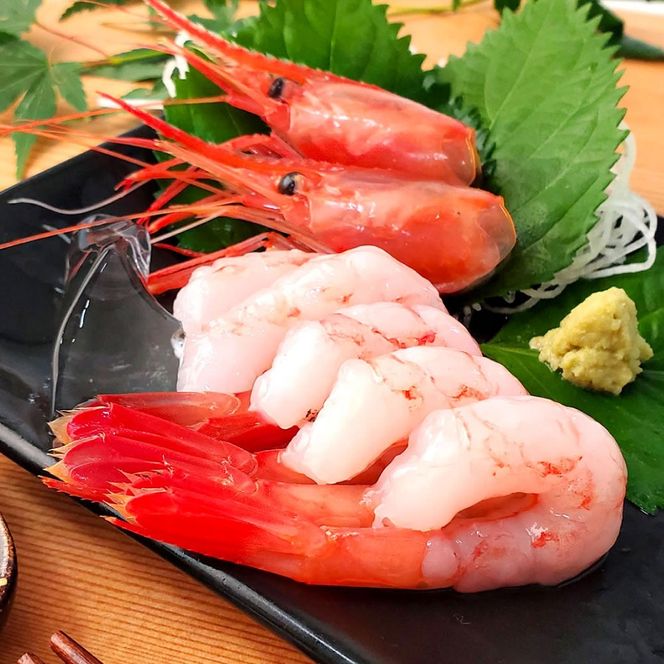 【ふるさと納税】一年でよりおいしい時期のお刺身用甘エビ（船内冷凍）Lサイズ 500g以上 30匹前後 えび 海老 エビ 甘エビ 甘海老 甘えび あまえび 刺し身 お刺し身 海鮮 冷凍 お取り寄せ【配送不可地域：離島】【1102653】兵庫県 新温泉町 送料無料