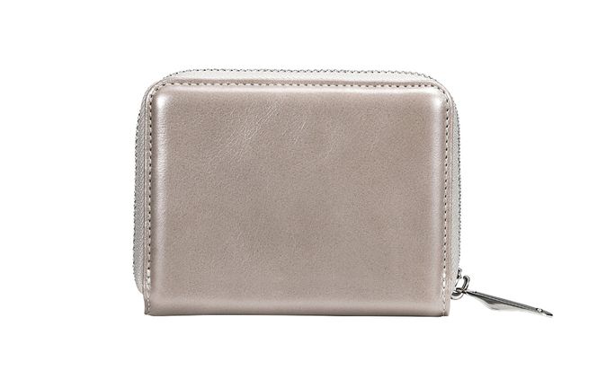 豊岡財布 anti-mode style Shimmer Chic Compact Wallet AW901 / セレニティGY /  コンパクトウォレット 財布 二つ折り 牛革 シンプル サイフ さいふ アンチモード スタイル シマー シック 木和田正昭商店
