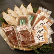 【ふるさと納税】山陰の海の幸 バラエティ セット 5種 ホタルイカ ほたるいか エテカレイ 鰈 カレイ かれい もずく モズク いか塩辛 イカ いか 塩辛 魚 おかず おつまみ つまみ 無添加 安心安全 手作業 国産 冷凍 兵庫県 新温泉町 送料無料