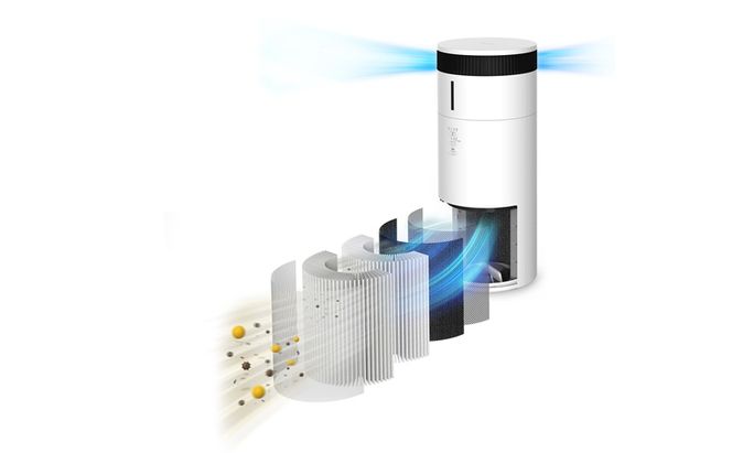 加湿空気清浄機 20畳 AAP-SH40A-W ホワイト 加湿空気清浄機 20畳 花粉 コンパクト 小型 タバコ ペット ハウスダスト ほこり におい PM2.5 黄砂 お手入れ簡単 アイリスオーヤマ