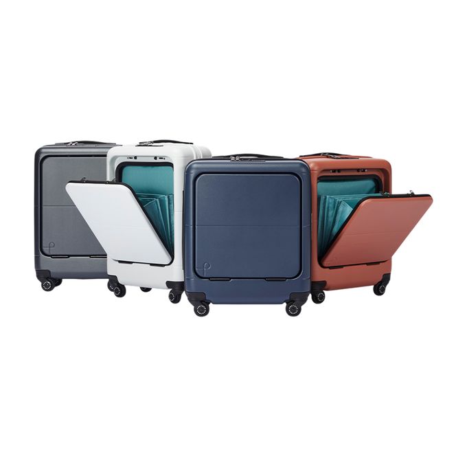 MAXPASS4 48 TR 01472 (08 ブリックオレンジ) スーツケース 国産 日本製 29L キャリー バッグ 機内持ち込み フロントポケット キャスターストッパー 出張 短期旅行 PROTECA 北海道 赤平市