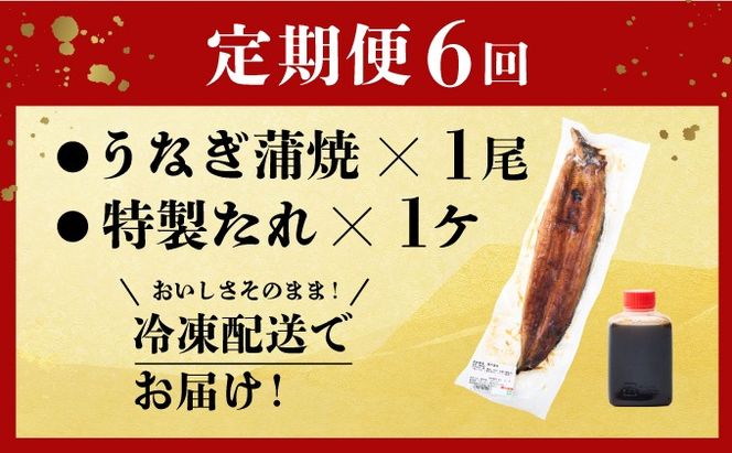 ヤマジュウ厳選！国産蒲焼き１尾【６回定期便】　yj044