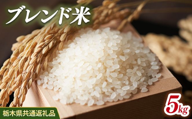 米 ブレンド米 5kg 栃木県産【栃木県共通返礼品】