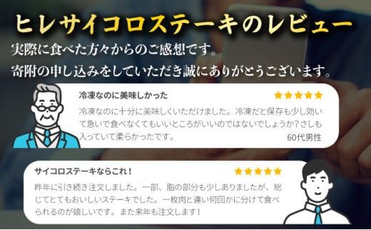 【佐賀牛】ヒレサイコロステーキ 500g F-137