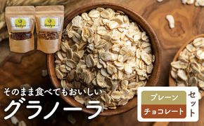 【Your,GURT&GRANOLA】グラノーラ プレーンとチョコレートのセット | グラノーラ シリアル 朝食 朝ごはん 食品 おやつ はちみつ チョコ チョコレート 食べ比べ 送料無料 岐阜県 瑞穂市